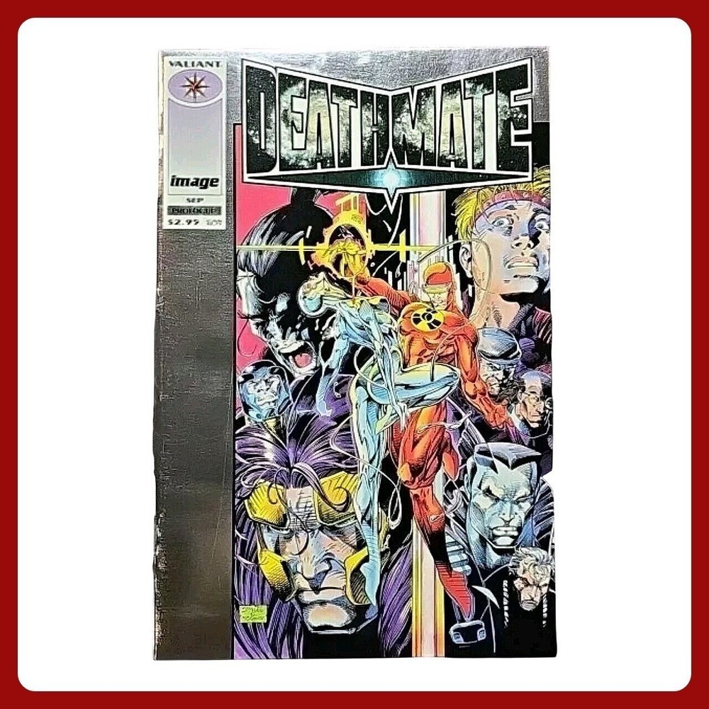 Deathmate Prologue Valiant Image Comic 1993‎ Silver Foil Cover Jim Lee Art EUC